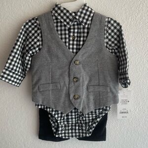 NWT Carters 3 Piece Set shirt pants vest